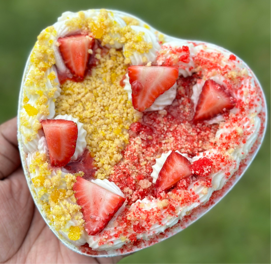strawberry lemon cake