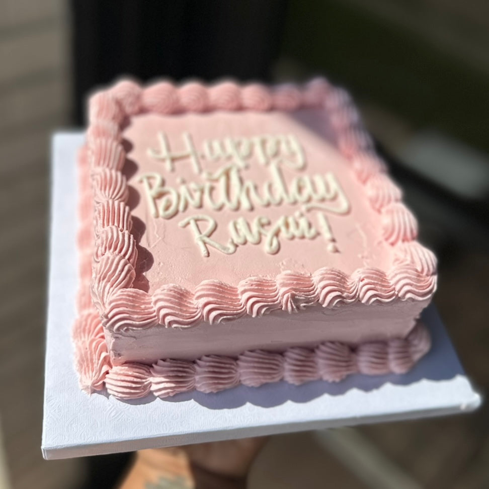 6 Inch Square Cake – Chelsi Cakes